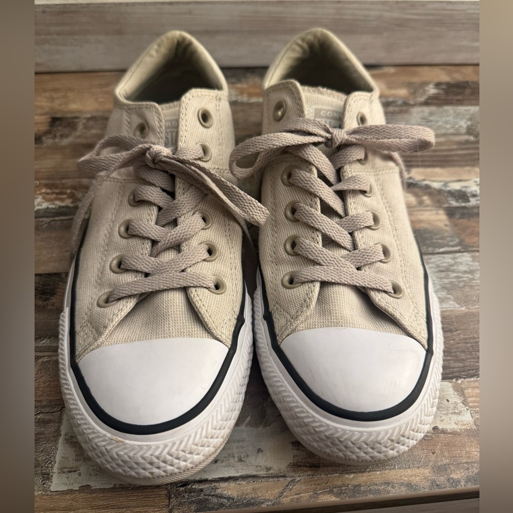 Converse Light Tan Canvas Shoes